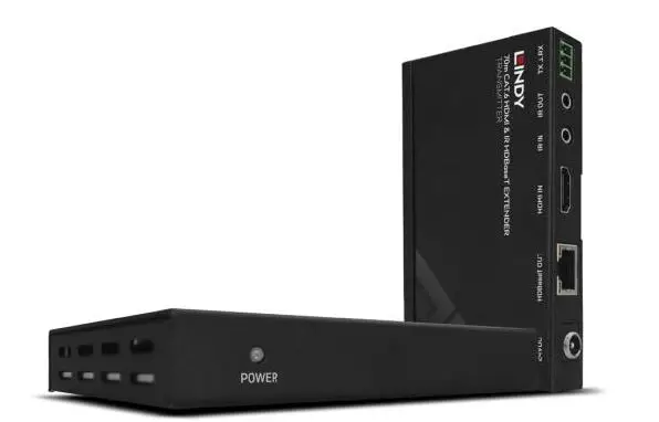 LINDY 38139 V2 70m Cat.6 HDMI 10.2G and IR HDBaseT Extender with PoC image