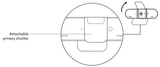 logitech 960 001105 4K Brio Ultra HD Business Webcam - figure 2