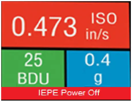 Turning IEPE power off and on