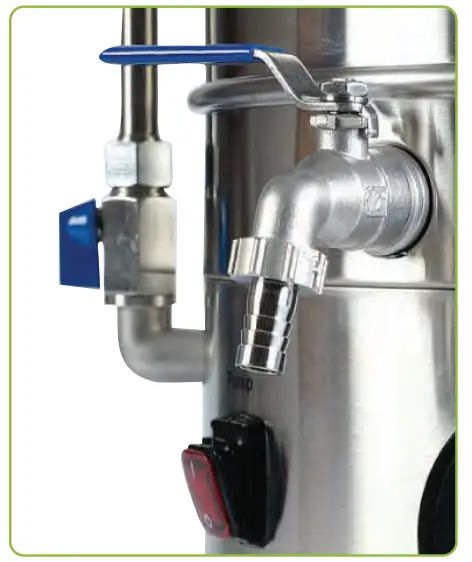 nutrichef PKBRKTL200 Home Beer Brewing Machine with Inner Malt Pipe and Filter Screen- PARTS1