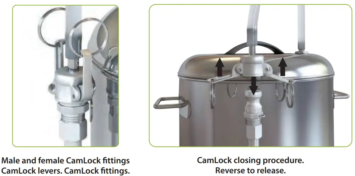 nutrichef PKBRKTL200 Home Beer Brewing Machine with Inner Malt Pipe and Filter Screen- PARTS2