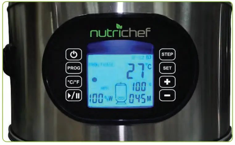 nutrichef PKBRKTL200 Home Beer Brewing Machine with Inner Malt Pipe and Filter Screen-display II