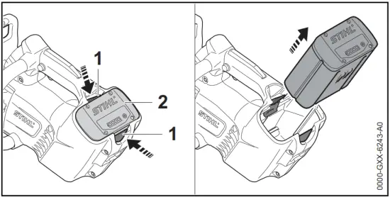 STIHL MSA 161 T Handle Battery Chainsaw - level surface