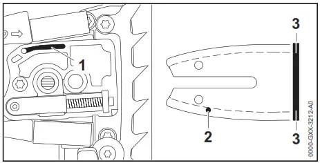 STIHL MSA 161 T Handle Battery Chainsaw - remove