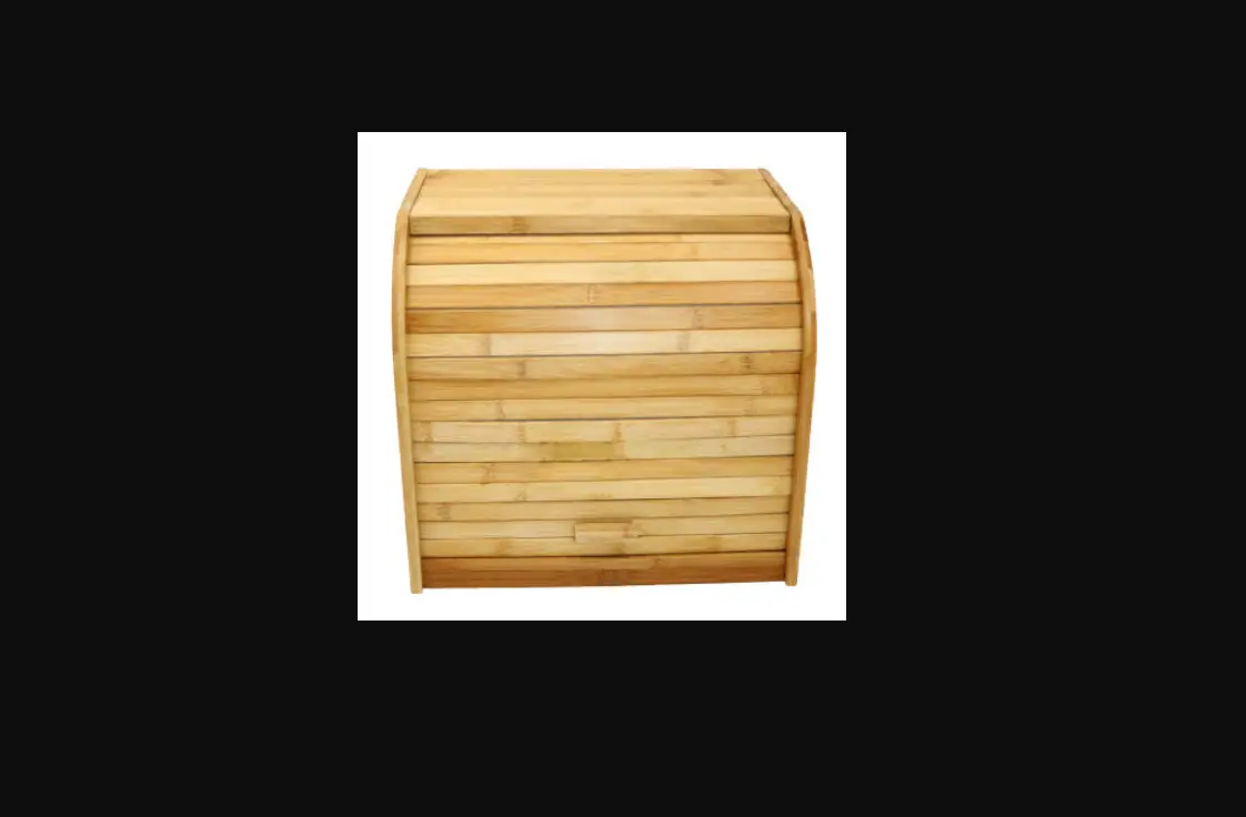 Oypla 3879 Double Layer Bamboo Bread Bin User Manual