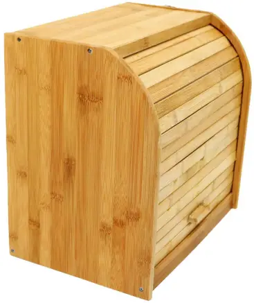 Double Layer Bamboo Bread Bin