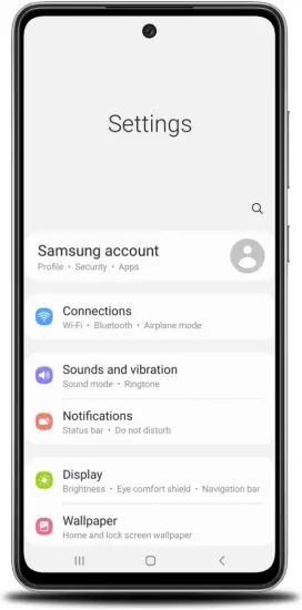 SAMSUNG A32 - Customize