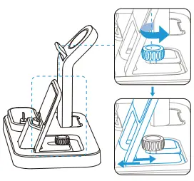 Ubio ST-AB 3-in-1 Wireless Power Charging Station 7