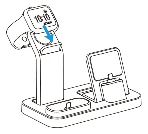 Ubio ST-AB 3-in-1 Wireless Power Charging Station 8