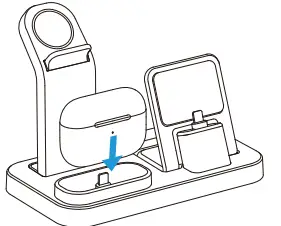 Ubio ST-AB 3-in-1 Wireless Power Charging Station 9