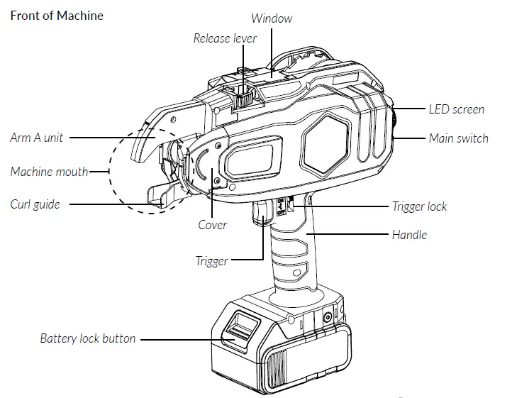 RapidTool RT-40A Rebar Tying Machine 1