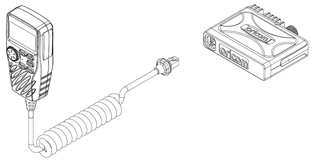 oricom UHF390 5 Watt CB Radio with Controller Speaker Microphone 4