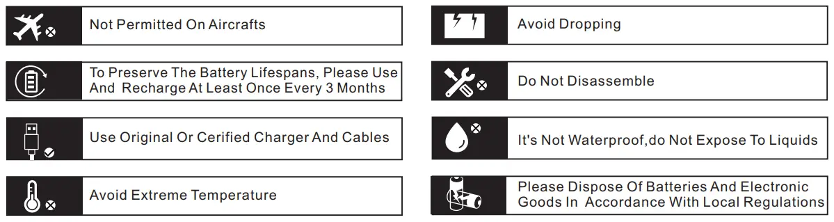 Shenzhen Intelligent Energy G500 Portable Power Station User Manual - Transportation