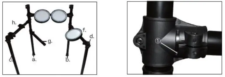 XDRUM DD-460P Mesh E-Drum Kit-6