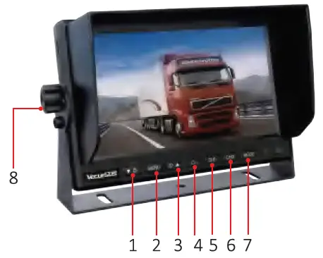 VECLESUS VMS 7 Inch 1080P HD Wired Backup Camera System 18