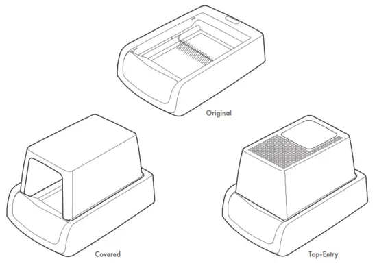 PetSafe PAL00-16805 ScoopFree Original Covered Top-Entry Self-Cleaning Litter Box