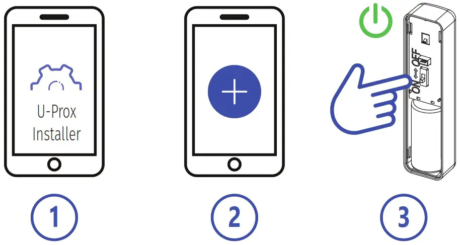 U PROX WDC Wireless Magnetic DoorWindow Contact Detector - REGISTRATION 1