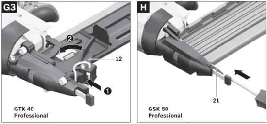 BOSCH GTK 40 Professional Stapler - Fig 10