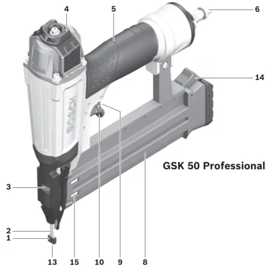 BOSCH GTK 40 Professional Stapler - Fig 2