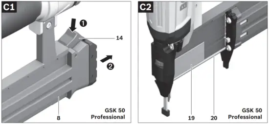 BOSCH GTK 40 Professional Stapler - Fig 5