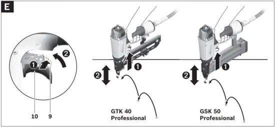 BOSCH GTK 40 Professional Stapler - Fig 7