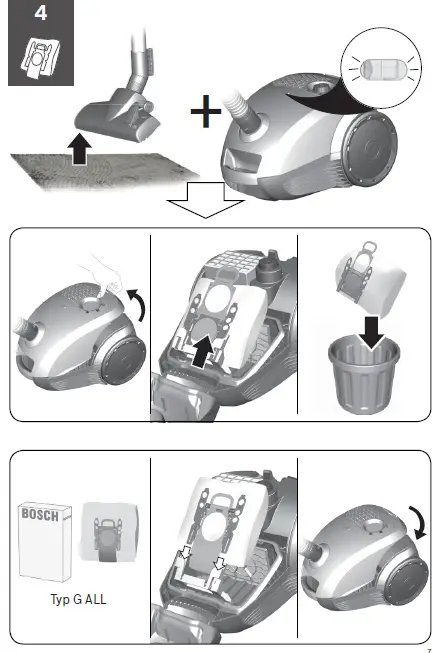 BOSCH -BGL25A310 -Floor- Vacuum- Cleaner -5