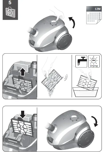 BOSCH -BGL25A310 -Floor- Vacuum- Cleaner -6