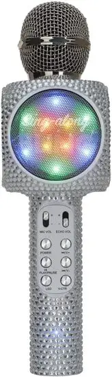 WIRELESS EXPRESS WE SA BLING Sing Along Bling Bluetooth Karaoke Microphone