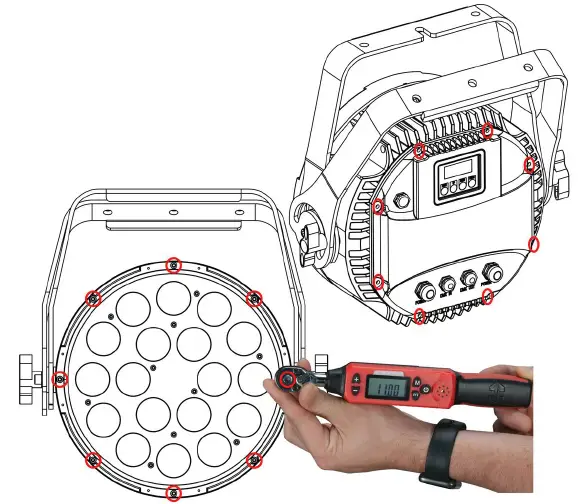 ELATION-Sixpar-300IP-LED-Fixture-RGBWA-UV-Outdoor-Black-2