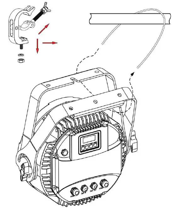 ELATION-Sixpar-300IP-LED-Fixture-RGBWA-UV-Outdoor-Black-4
