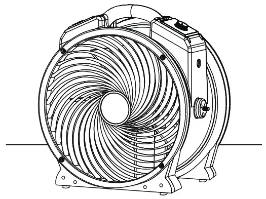 xpower X 39AR Air Mover Axial Fan - Axial Fan