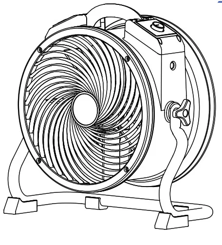 xpower X 39AR Air Mover Axial Fan