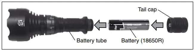 ATN Long Range Infra-Red Illuminator User Guide - lithium batteries
