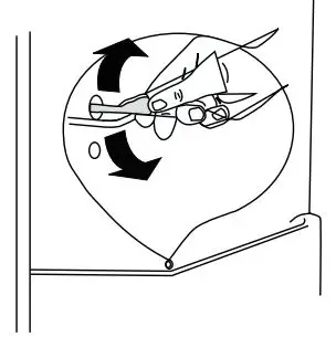 FIG 19 Clean drain hole