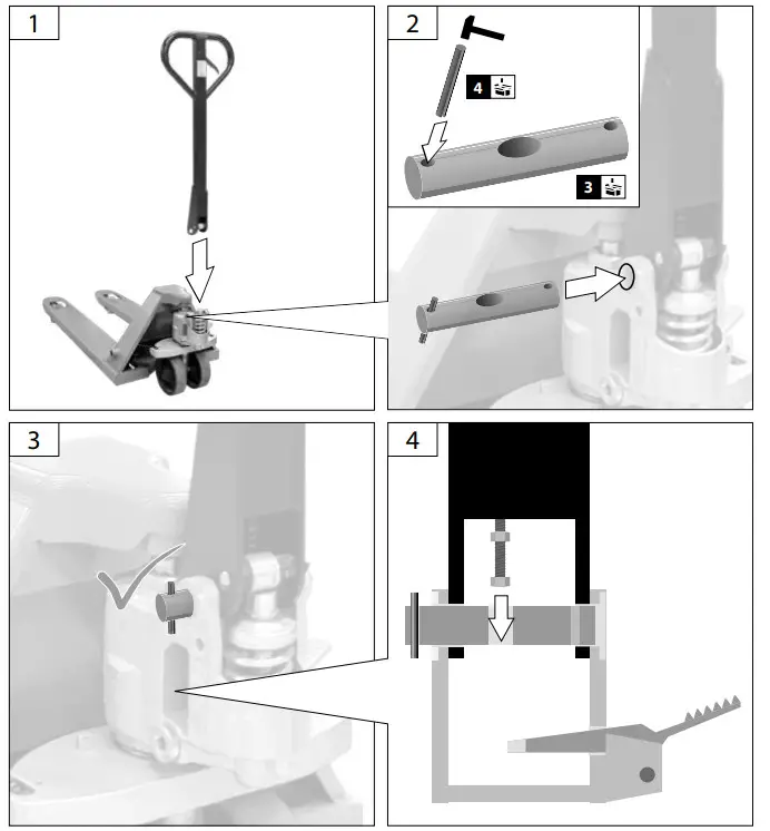 G de GHW 2500 PU K Pallet Truck Forklift Hand Lift Truck - figure 2