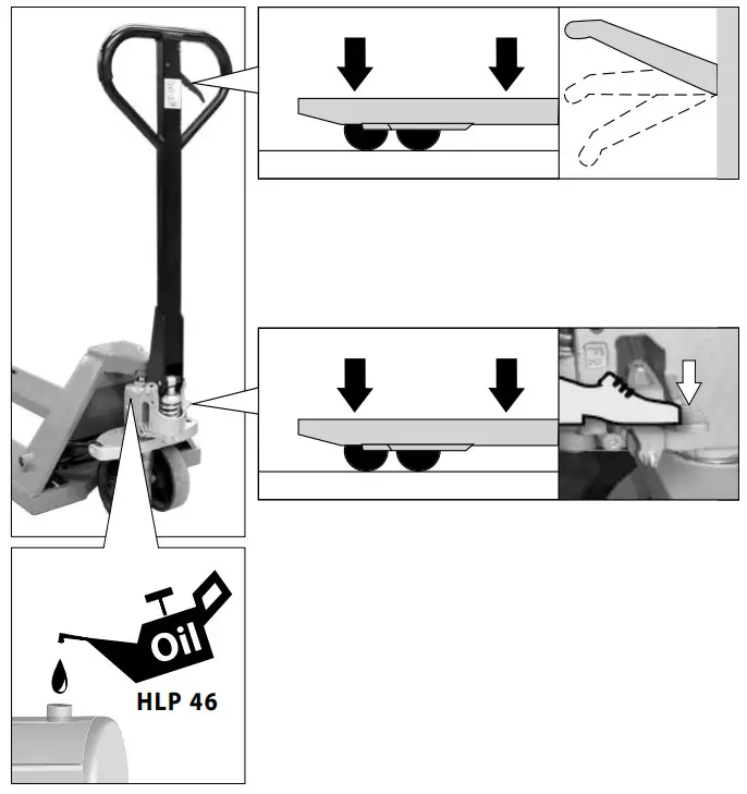 G de GHW 2500 PU K Pallet Truck Forklift Hand Lift Truck - figure 4