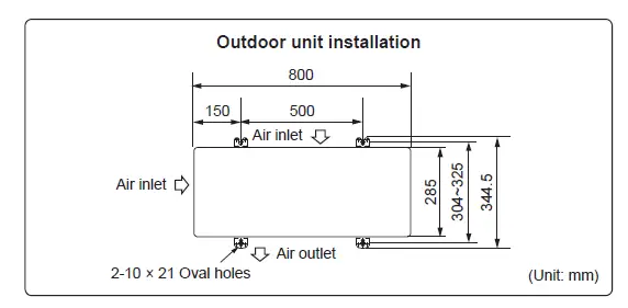 MITSUBISHI ELECTRIC MXZ-2F52VF Split-type Air-Conditioner FIG 13