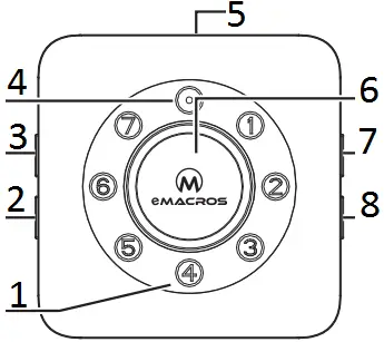 eMACROS BT274 Solar Driveway Alarm feature
