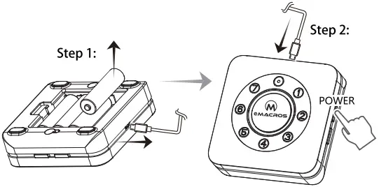 eMACROS BT274 Solar Driveway Alarm step 1-2