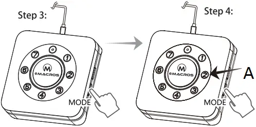 eMACROS BT274 Solar Driveway Alarm step step 3-4