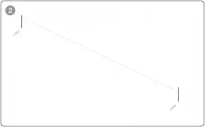 Steps to mount the soundbar on the wall - 2