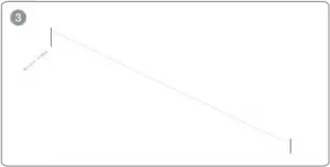 Steps to mount the soundbar on the wall - 3