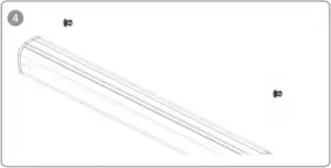 Steps to mount the soundbar on the wall - 4