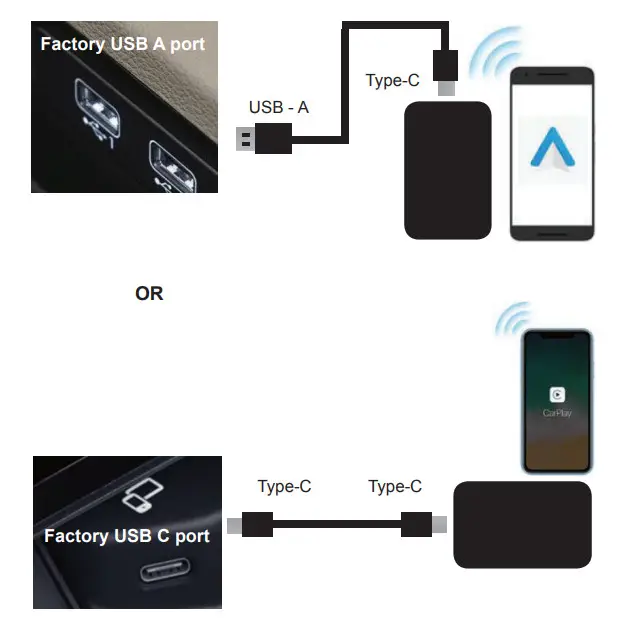 CRUX ACP WLX Wireless Apple CarPlay and Android Auto Interface - figure 6