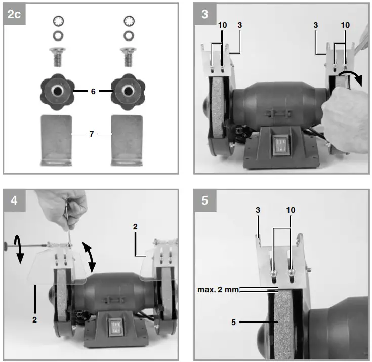 Einhell TC-BG 200 Bench Grinder - Product Overview 3