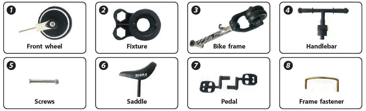 Hurtue HUR3T5 3 In 1 Toddler Bike fig 2