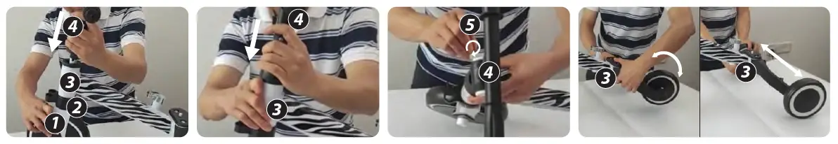 Hurtue HUR3T5 3 In 1 Toddler Bike fig 5