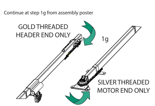 GENIE 39027R Garage Door Opener Rail Extension Kit 4