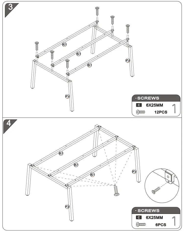 Plaisio S05Z002 Computer Table - fig 4