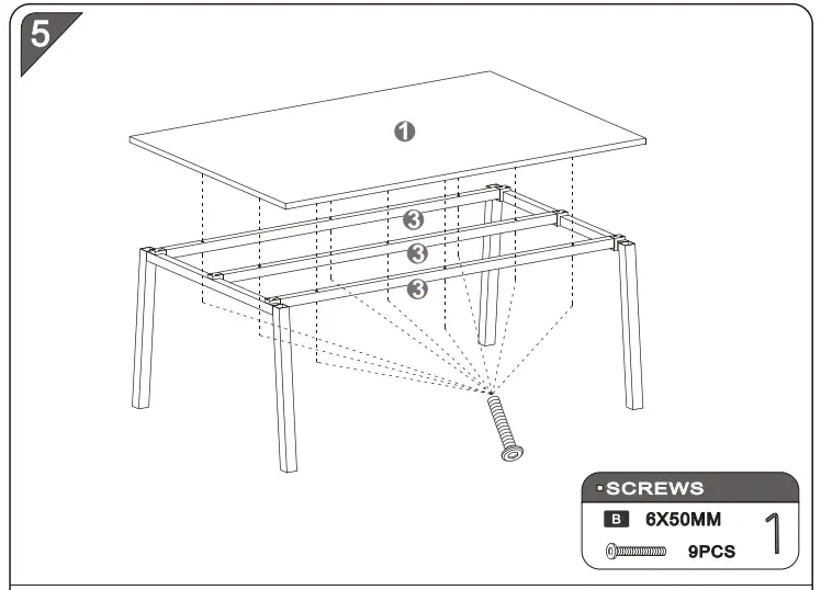 Plaisio S05Z002 Computer Table - fig 5